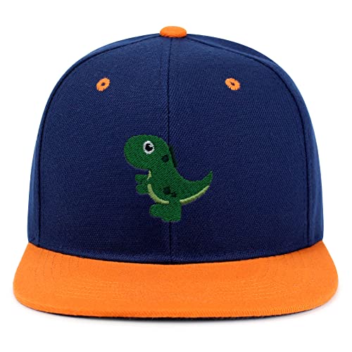 JPAK Tyrannosaurus Rex Dinosaur Hip-Hop Snapback Hat Embroidered Baseball Cap Kid Dino2