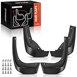 A-Premium Set of 4PCS Mud Flaps Splash Guards Mudflaps Mudguards with Hardware Kits Compatible with Honda Ridgeline 2017-2023, Front & Rear (Driver and Passenger Side)