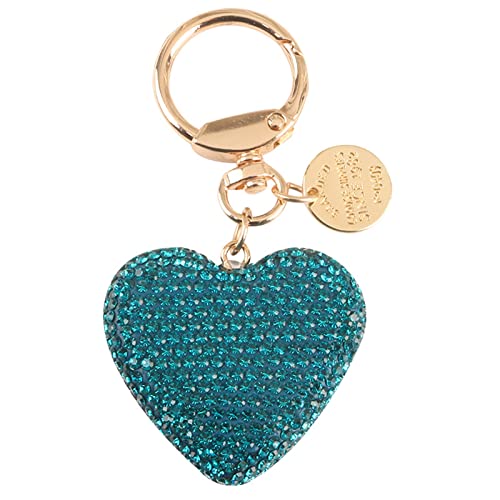 Haibinsuo Porte-clés - Accessoires de cadeau - Multifonction - Pendentif cœur - Ornement à suspendre - Compatible avec portefeuille, bleu, Style de cadran Cover