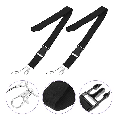 Homoyoyo 2 peças de cordão para celular, cordão decorativo para celular, alça de pescoço, crachá de