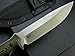 Eafengrow EF128 Fixed Blade Knife DC53 Steel Blade, Two Tone G10 Handle Full Tang Fixed Knifes Straight Knife for Working Camping Hunting Adventure Field EDC Tool Knife(Silver)