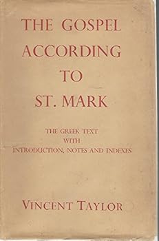 Hardcover Gospel According to St. Mark: The Greek Text with Introduction, Notes and Indexes Book