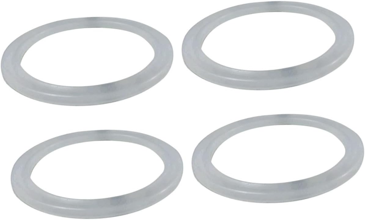 4 Pcs Silicone Cup Lid Sealing Ring for Insulation Cup Gasket Sealing Ring Bottle (Outer Diameter 5.4cm Inner Diameter 4mm Thick 0.35cm/ )