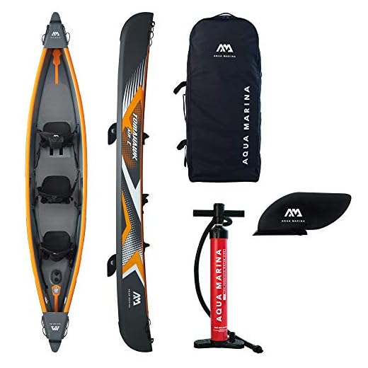 Caiaque Tomahawk AIR-C - para 3 pessoas - Aqua Marina