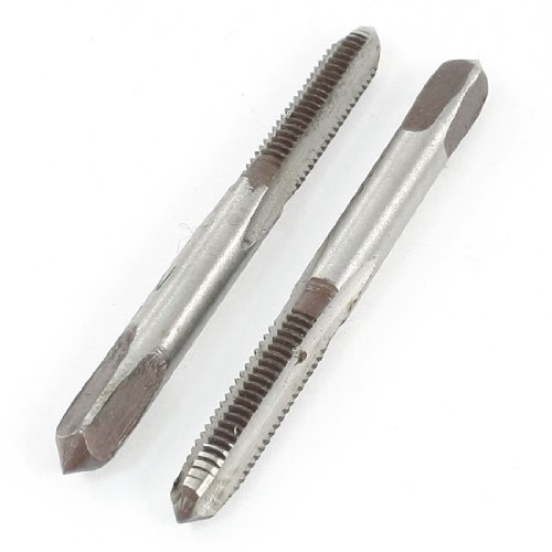 Aexit 2 Pcs Dies 5mm M5 Screw Thread Metric Plugs Taps Round Threading Dies Hand Tool