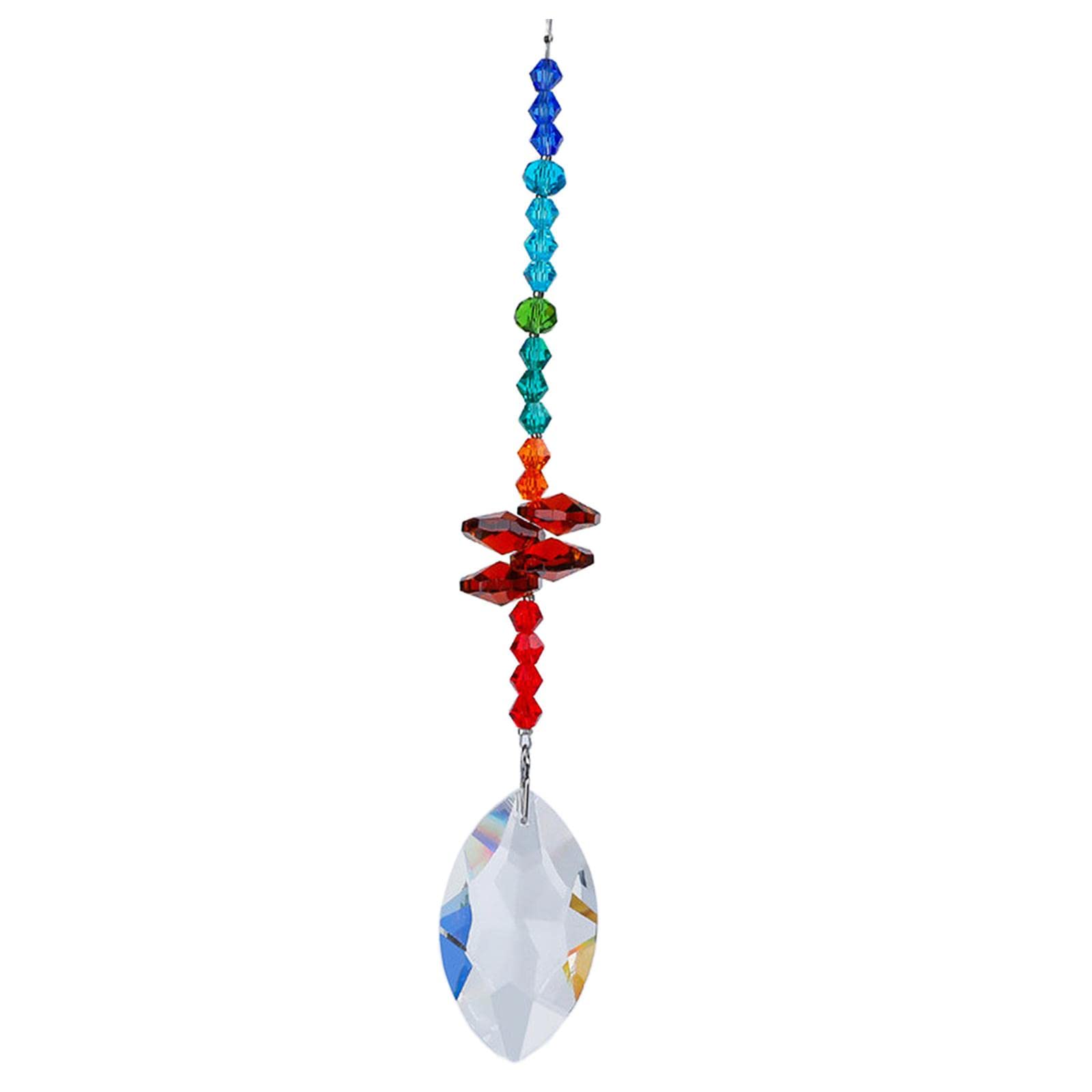 hanging crystal suncatcher chandelier window prism rainbow maker porch d | suncatchers & mobiles home déco