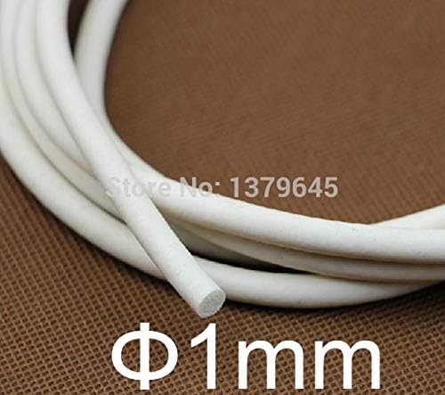 Ochoos 1mm Diameter Silicone Foam Round bar,Silicone Foam Strip,10 Meters