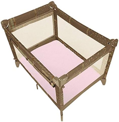 Kushies Percale Fitted Play Pen Sheet, Pink