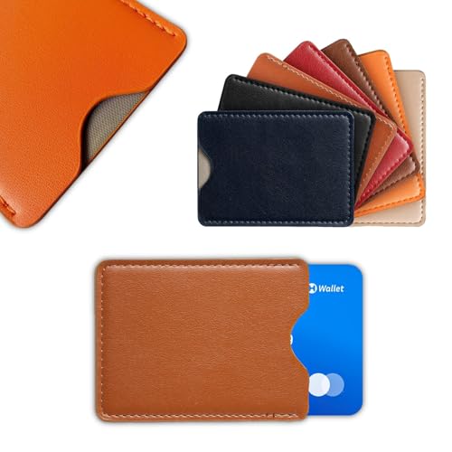 7 Pcs Multicolor RFID Credit Card Sleeves, Luxury Leather Credit Card Cover Protect Cards from Electronic Theft, Debit Card RFID Blocking Sleeves Fit in Purse&Wallet,Birth control pill and condom case