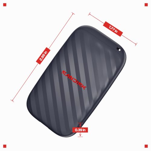 Sandisk 1TB Portable Drive, Up to 600MB/s Read Speeds - Black - image 9