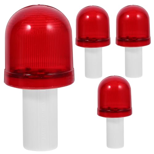 Ciieeo 4pcs Emergency Lights Traffic Cone Flashing Warning Lights for Road Safety