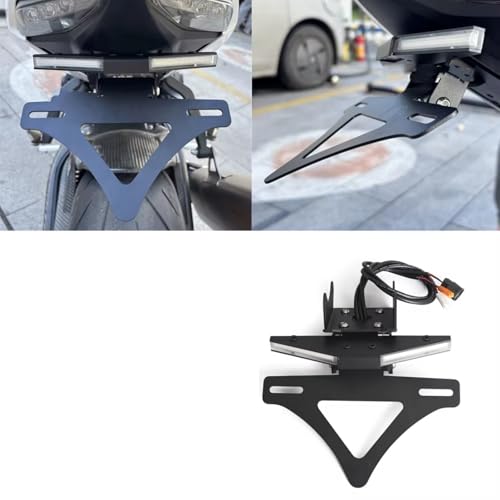 Support plaque immatriculation moto épuré eliminator central CBR1000R - 3