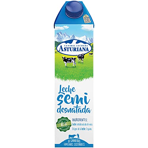 Central Lechera Asturiana - Leche UHT Semidesnatada - 1 L