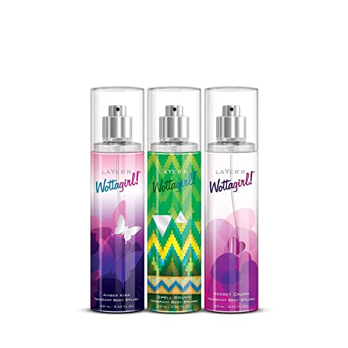 Verem Wottagirl Secret Crush Spell Boundamber Kiss Body Spray For Women, Aquatic Citrus; Floral, 60 Millilitre #TOP8