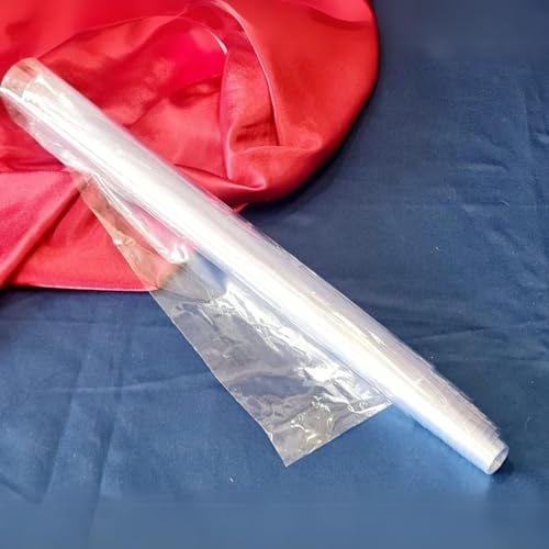 Image of SATYAM KRAFT 1 Pc (5 Meter) Transparent Gift Wrapping Vacuum Sheet Roll | Clear Packing for Gifts, Flowers, Bouquets, Hampers, Chocolates | Birthday, Anniversary, Wedding, Festival & DIY Decoration