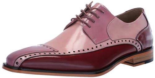 Richelieu Stacy Adams rouge multicolore pour rompre avec les souliers noirs