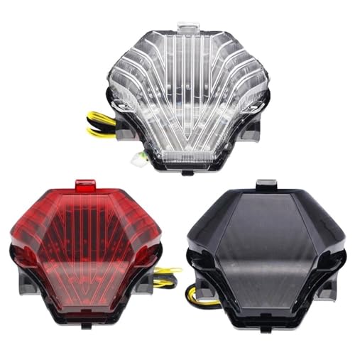 Luz trasera de motocicleta con intermitentes integrados estancos para YZF R3 2
