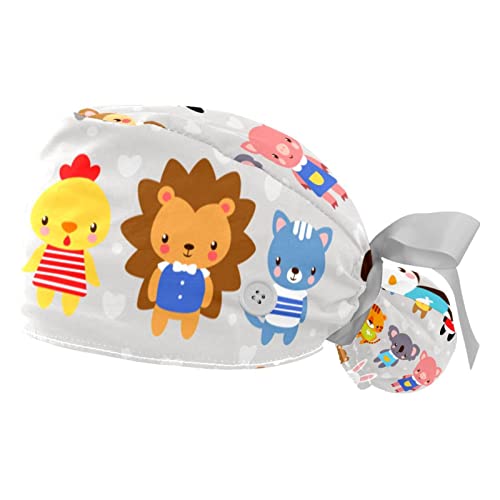 Chapeaux de travail animaux mignons style ludique pour égayer le quotidien
