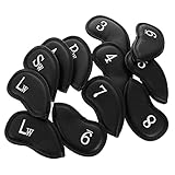 POPETPOP Lot de 12 Accessoires De Golf Maillets Et Putters en PU Anti-Rayures pour Bâtons...