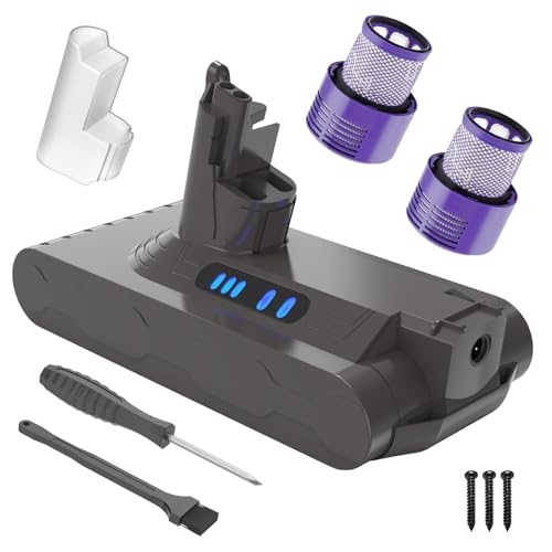MTYSP V10 Battery Replacement, Extended Run 100mins Bateria Compatible with SV12 V10 Animal/Absolute/Fluffy/Motorhead/Allergy/Total Clean Cordless Stick Vacuum Cleaner (Not Fit for V12/SV10)