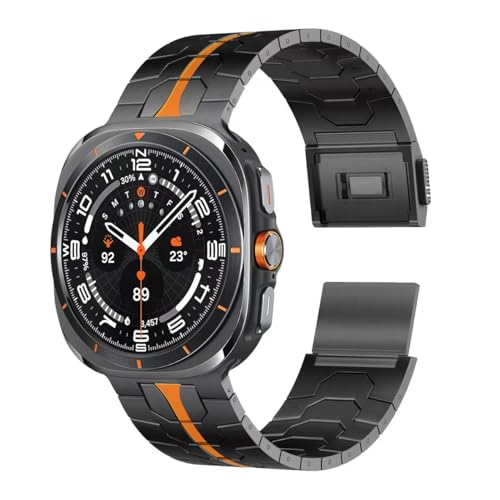 Bracelet titane Galaxy Watch 7 Ultra avec fermoir magnétique innovant