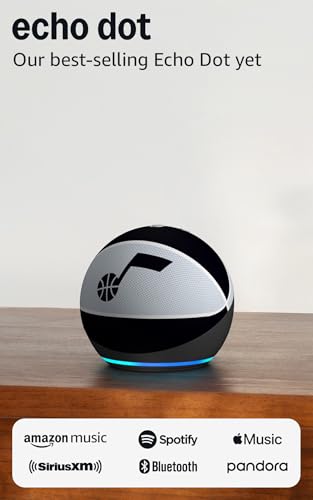 Image of Amazon Echo Dot (newest model) | Officially Licensed NBA Limited-Edition | Utah Jazz