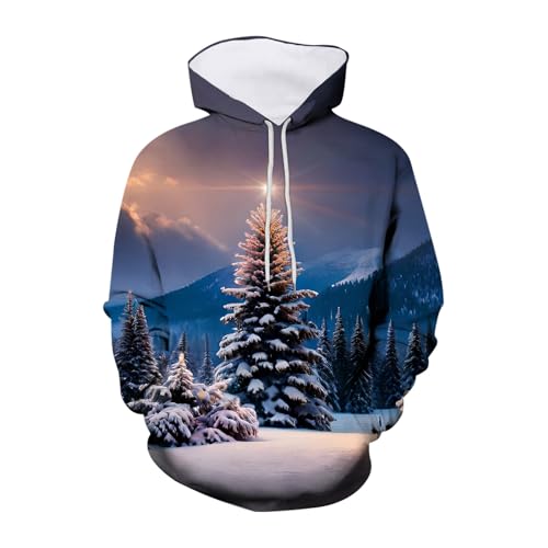 Sweat à capuche de Noël homme, idée cadeau homme pour les fêtes de fin d'année