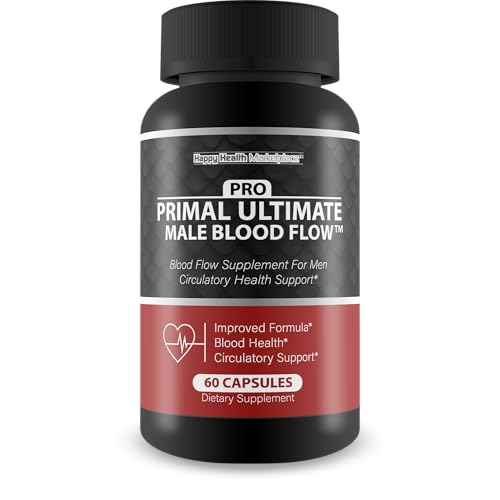 Pro Primal Ultimate Male Blood Flow - Our Best Advanced Blood Flow Circulation Support - Blood Flow Pro Primal X Primal Ultimate Max Blood Flow Supplement Powder Capsules Whole Body Circulation Pills
