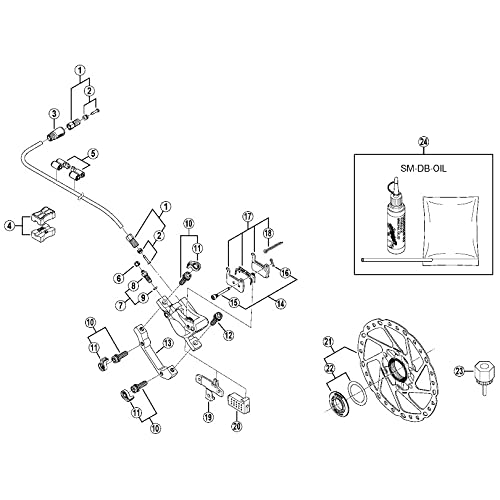 Shimano Spares Unisex's CABBC10BE Bike Parts, Other, One Size