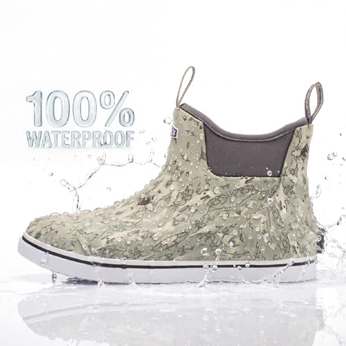 Image of SUREWAY Women's Deck Boots Professional Non-Slip Fishing & Ankle Deck Boot Waterproof Rain Boots