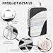10 Set Compression Packing Cubes, Lightweight Travel Essentials, Stretchable Expandable Storage Bags, Compression Bags for Travel Accessories Luggage Storage Set (10 Pcs, Black)