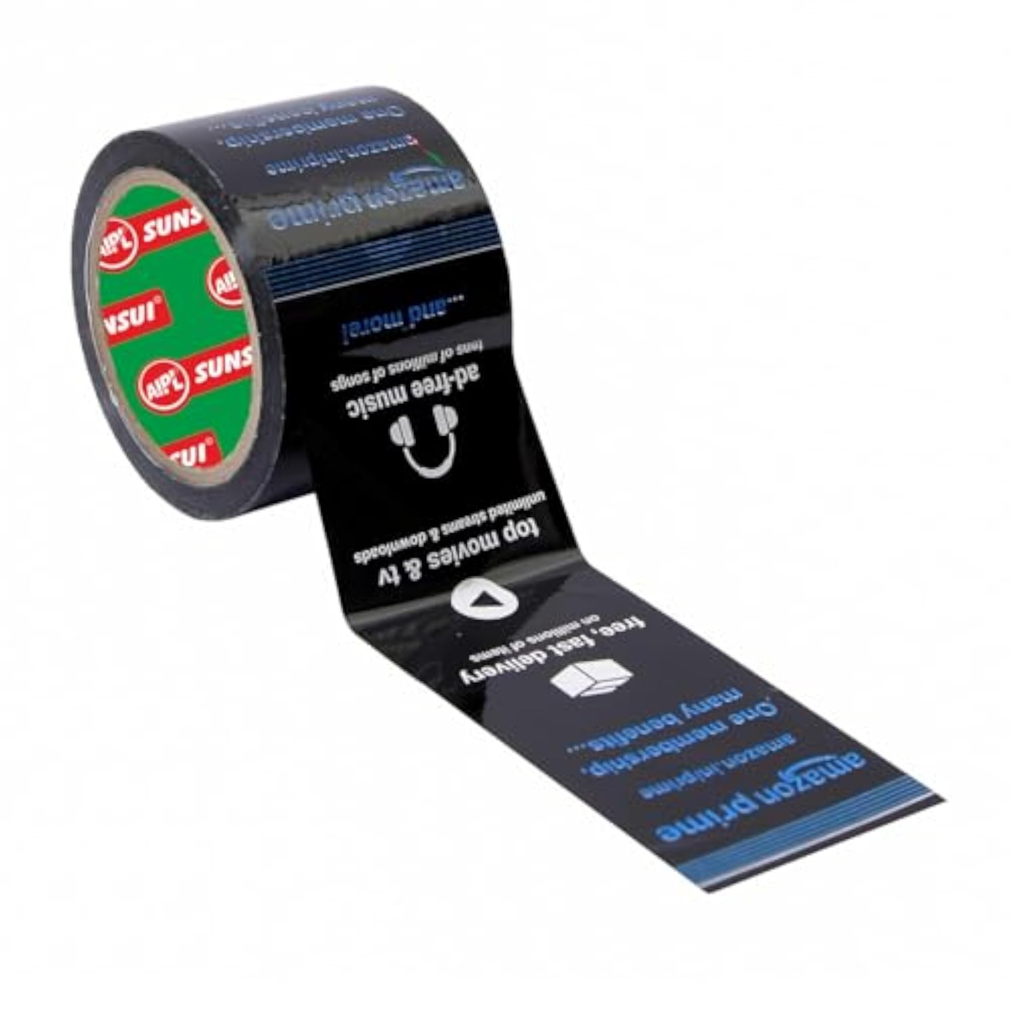 Pack of-4 Self-Adhesive Printed Prime Packing Cello Tape