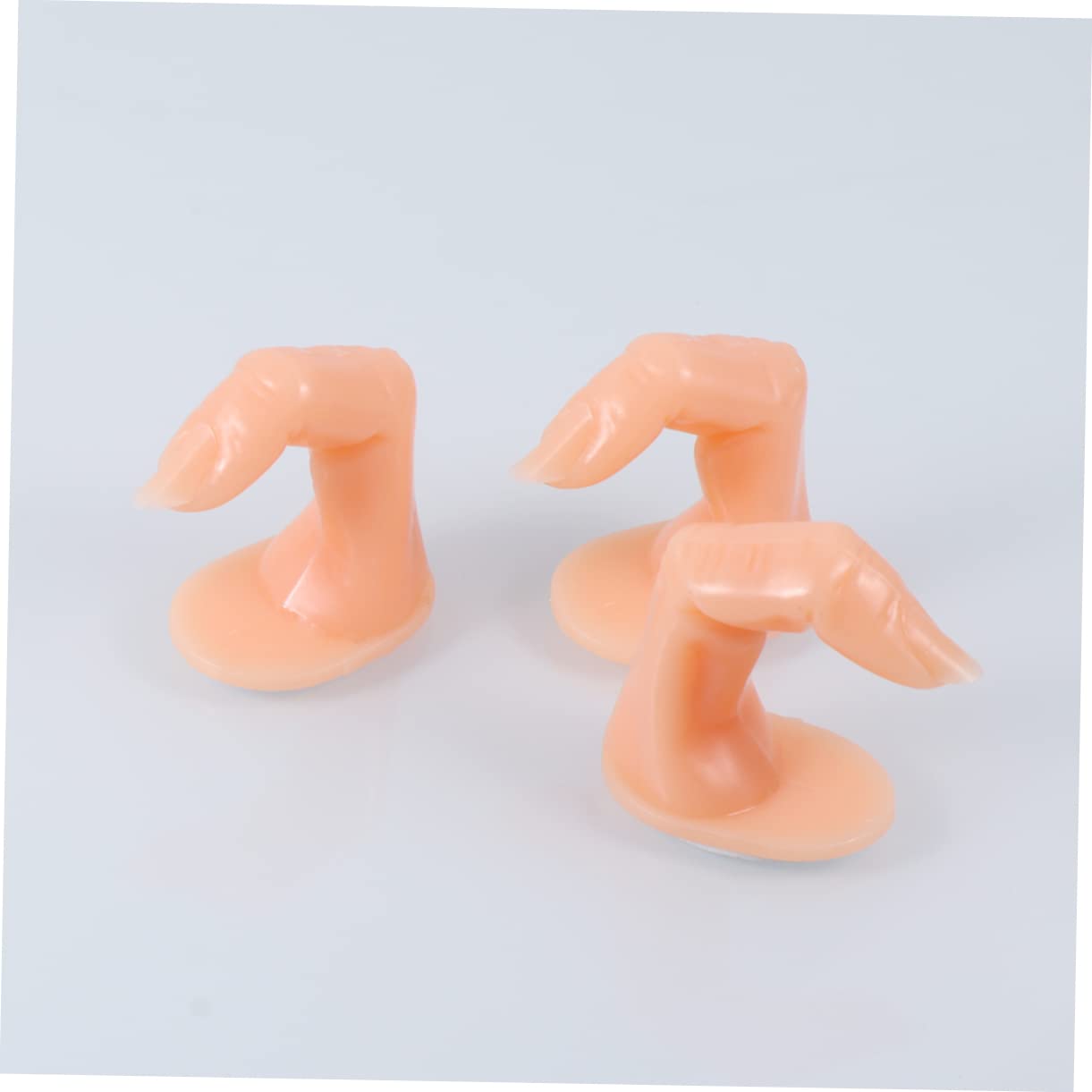 30pezzi Dita Finte Per Pratica Di Unghie Modelli Per Manicure Art Con Punte Per Unghie Adesive e Trasparenti Per Principianti e Professionisti