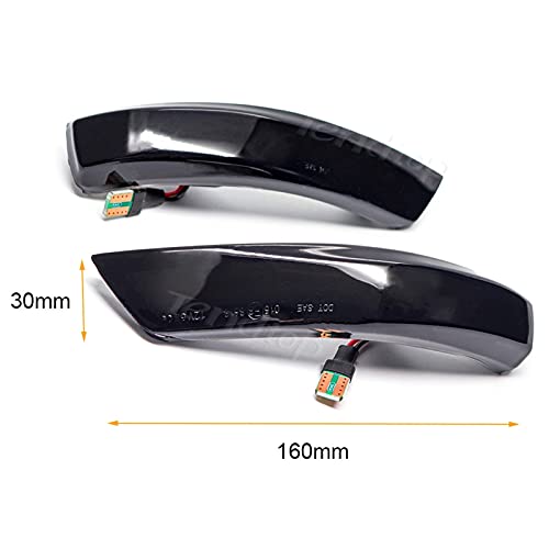 Flowing LED Dynamic Turn Signal Light voor Ford Focus 2 3 MK2 MK3 MONDEO MK4 Side Wing Achteruitkijkspiegel Indicator… - Image 8