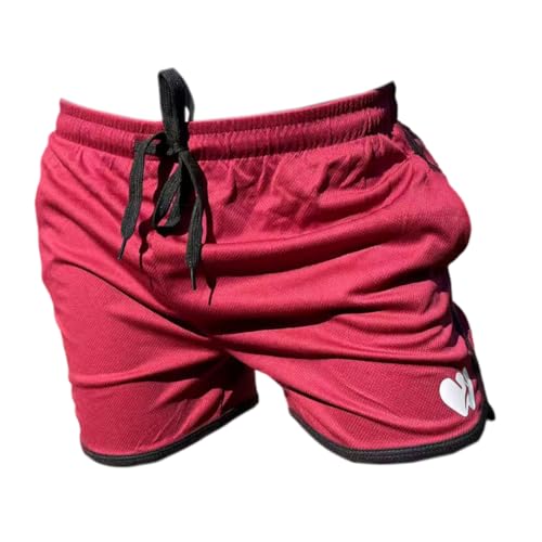 Men's 3.5"-4.5" Inseam Retro Athletic Workout Shorts with Pockets for Bodybuilding, Training, Running3