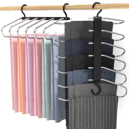 WATEFOER 6 in 1 Grucce Pantaloni, 2 pezzi