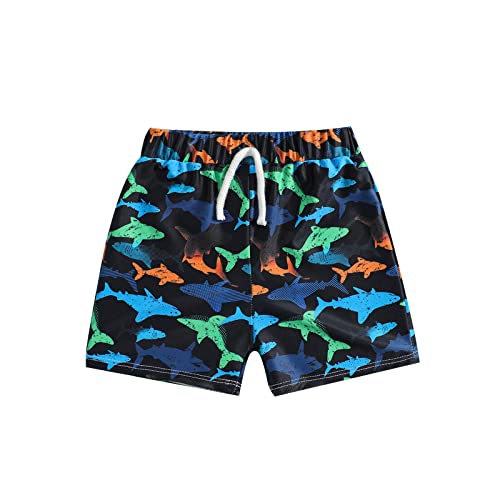 Baby Boys Swim Trunks Compression Liner Stretch Teen Boy Swim Shorts Anti-Chafe Bathing Suits with Zipper Pockets