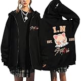  NCTCITY Zippé Sweat à Capuche Cardigan Manteau Hoodie E-Girl Y2K Gothique Harajuku Loisir Sweatshirts Stray Kids Mignon Imprimé BangChan Lee Know Changbin Hyunjin Han Felix Seungmin I.N