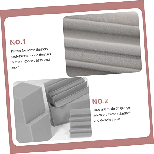 Holibanna 16pcs Paneles Absorbentes de Sonido para Trampas de Graves para Home Theater y Estudio de Grabación, Algodón de Aislamiento de Baja Frecuencia para Tratamiento Acústico y Reducción de Ruido miniatura 4