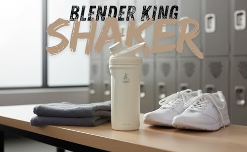 Image of AGIS Blender King Premium Stainless Steel 700ml Insulated Shaker Bottles for Gym, Protein Shaker, Pre Workout Bottle, Water Bottle for Men and Women, BPA Free Material 100% Leakproof | (Beige)