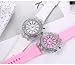 CdyBox Silicone Bling Women Men Watch LED Luminous Colorful Lights Sport Watches Wristwatch (Pink)