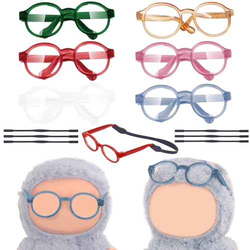 Accessoires Labubu coffret 6 lunettes cadeau idéal pour poupée 17 cm