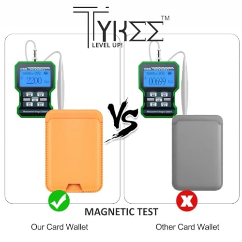 Image of Tykee Magsafe Wallet Vegan Leather Magnetic Card Holder - RFID Blocking for Samsung Galaxy All Series - Sunrise Yellow
