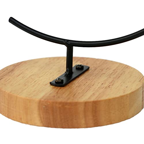 WOCTDTHW Ornament Display Stand Holder Iron Hanger for Chrismas Hanging Glass Globes (C Shape 1 Pcs) - Thumbnail 5