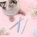 WJIAAA 3 Pack Small Dog Cat Toothbrush, 360 Degree Soft Silicone Pet Toothbrush Cat Dental Care Dog Oral Hygiene Deep Clean Pet Teeth Cleaning Kit