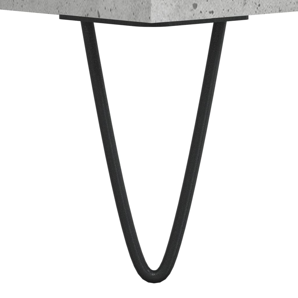 Homgoday Tavolino da caffè grigio cemento, 90 x 50 x 36,5 cm, in legno ingegnerizzato, tavolino da tè per soggiorno, sala d'accoglienza degli ospiti, camera da letto e mobili da ufficio