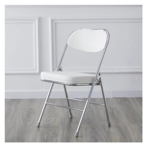 Juego de sillas de comedor plegables apilables, cómodos asientos acolchados para oficina en casa y eventos, diseño ligero que ahorra espacio