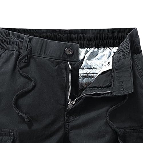 Short cargo en coton stretch de qualité supérieure et coupe décontractée