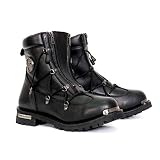 Hot Leathers Herren Premium Leder Motorradstiefel BTM Collection - 14 W