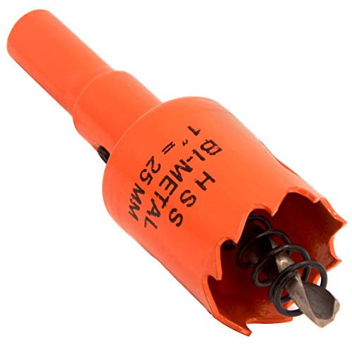 Koopi 1-Inch / 25Mm Bi-Metal Hole Saw With Arbor And Replacement Pilot Drill Bit, Hole Cutter For Easily Drilling Wood, Plastic, Thin Metal #TOP3